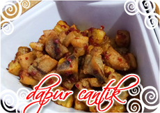 Balado Ikan Asin Jambal Campur Kentang