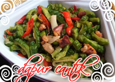 Tumis Paria Campur Cumi Asin